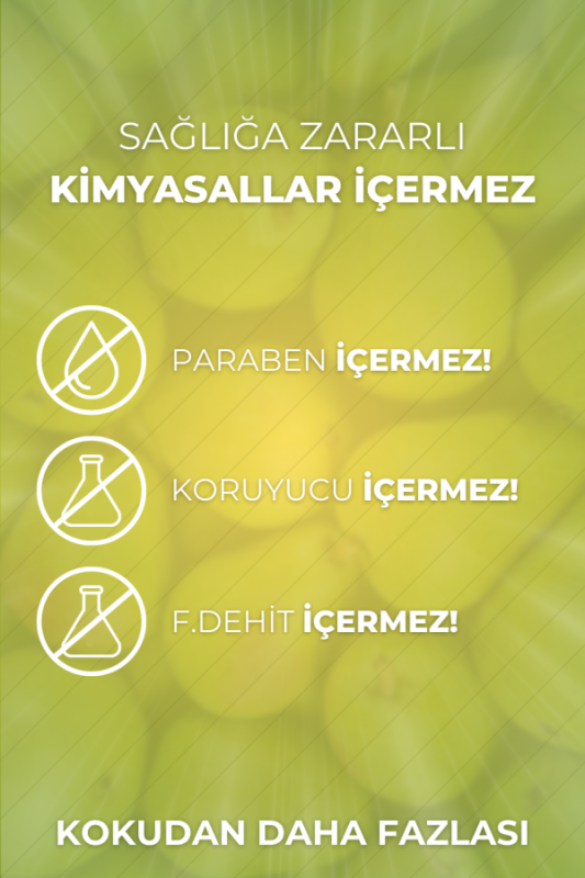 Turkish Pear & Freesia Cam Şişe 80 Derece Kolonya Premium Eau de Cologne 33ml - 4