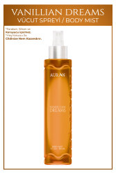 Vanillian Dreams Parfümlü Kadın Vücut Spreyi Vücut Kokusu Vücut Misti Body Mist Spray 150ml - 1