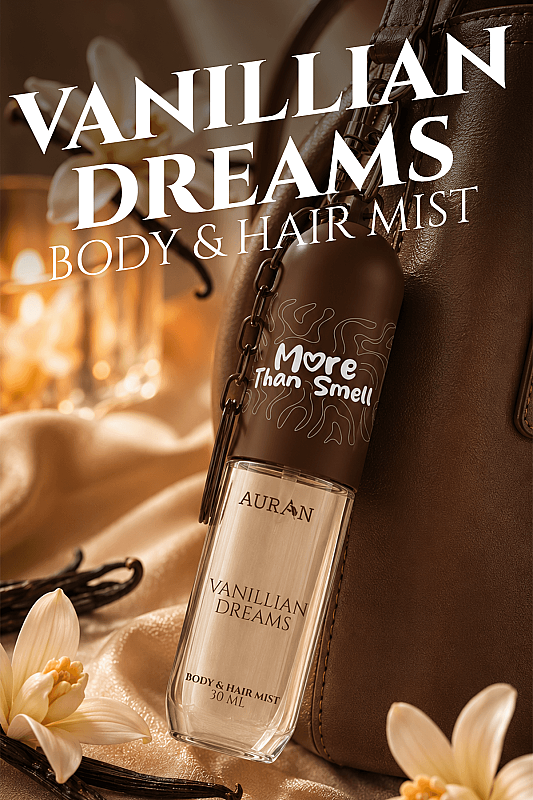 Vanillian Dreams Vücut & Saç Spreyi Besleyici ve Onarıcı Saç Parfümü Anahtarlıklı Vücut Parfümü Charm Body & Hair Mist Spray 30ml - 2