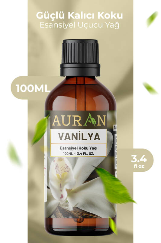 Vanilya Esansiyel Uçucu Koku Yağı Difüzör Esansı Buhurdanlık Yağı Aromaterapi Yağı 100ml - 1