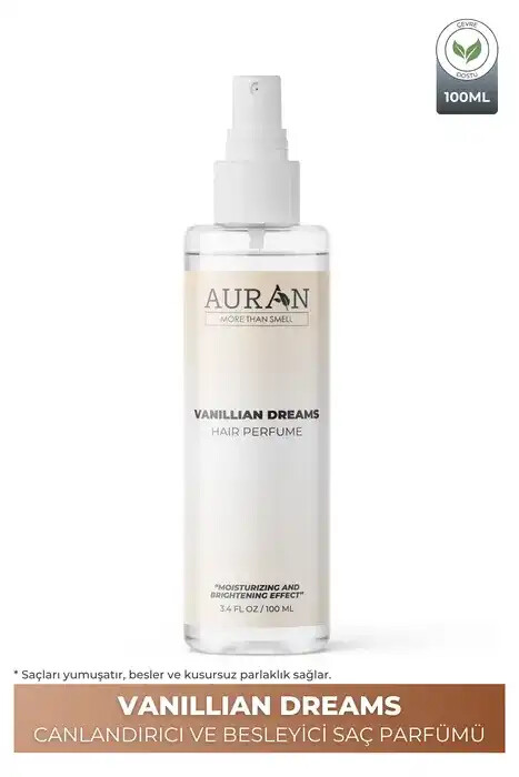 Auran Vanilya Saç Parfümü Besleyici ve Onarıcı Saç Bakım Spreyi Vanillian Dreams Hair Perfume Spray 100ml - AURAN