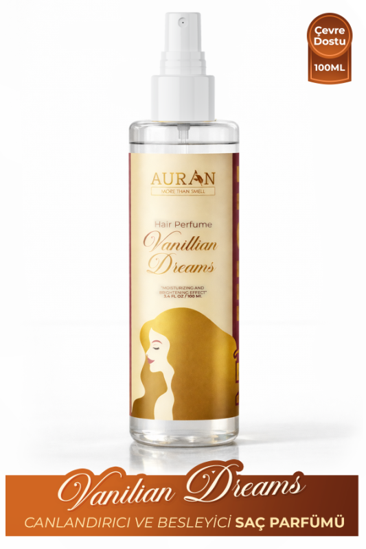 Auran Vanilya Saç Parfümü Besleyici ve Onarıcı Saç Bakım Spreyi Vanillian Dreams Hair Perfume Spray 100ml - 1