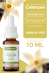 Vanilya Yağı %100 Doğal Yağ, İpeksi Yumuşak Cilt Etkisi, Besleyici ve Canlandırıcı Bakım, Sıcak ve Zengin Koku Profili, Aromaterapi, Vanilla Oil (Vanilla Planifolia) 10ml - Celenzea