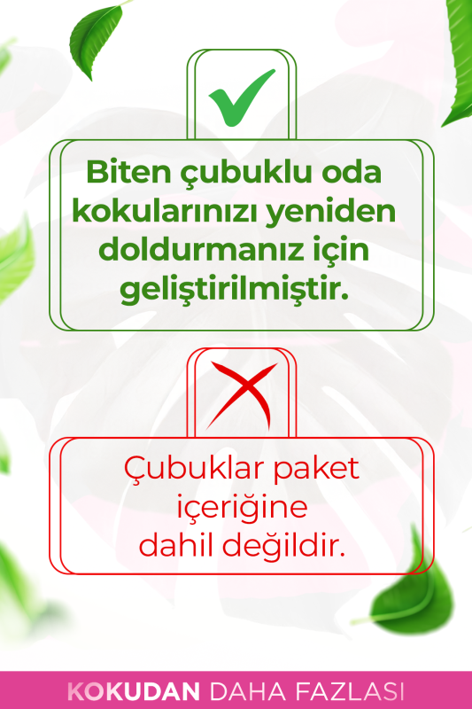Venüs Çubuklu Oda ve Ortam Kokusu Yedek Dolum Kiti Yedek Şişe Venus Refill 250ml - 2