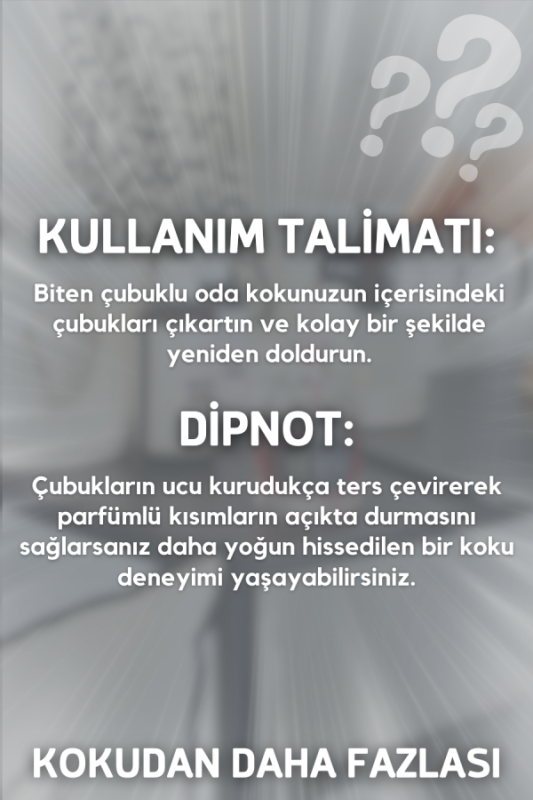 Venüs Çubuklu Oda ve Ortam Kokusu Yedek Dolum Kiti Yedek Şişe Venus Refill 500ml - 8