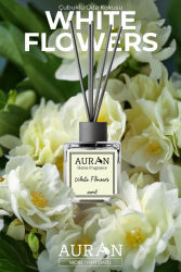 Beyaz Çiçekler Çubuklu Oda Kokusu Bambu Kokusu Kare Şişe White Flowers Reed Diffuser 100ml - 10