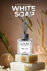 Beyaz Sabun Çubuklu Oda Kokusu Bambu Kokusu Kare Şişe White Soup Reed Diffuser 100ml - 10