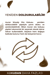 Woody Oto Kokusu İp Askılı Araç Kokusu Uzun Süre Kalıcı Odunsu Araba Kokusu 8ml - 5