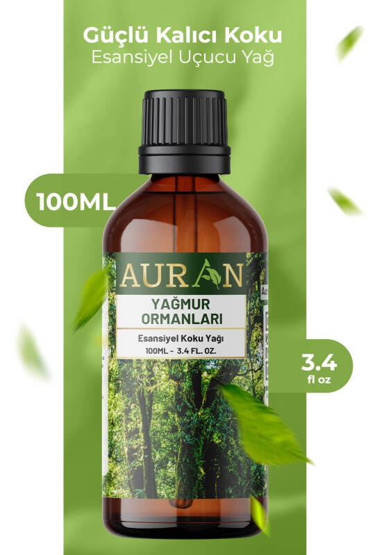 Yağmur Ormanları Esansiyel Uçucu Koku Yağı Ortam Kokusu Doğal Yağ Sihirli Küre Hobi Esansı 100ml - 1