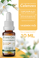 Yasemin Uçucu Yağı %100 Doğal Distilasyon Yağ, İnce Çizgi Bakımı, Cilt Besleyici, Cilt Tonu Dengeleyici, Yüksek Dişil Enerji Frekansı, Çiçeksi Koku, Jasmine Essensial Oil (Jasminum Grandiflorum) 10ml - Flowy Oils