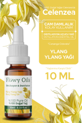 Ylang Ylang Uçucu Yağı %100 Doğal Distilasyon Yağ, Yaşlanma Karşıtı, Canlandırıcı Saç Bakımı, Kaygı Giderici ve Rahatlatıcı, Dişil Enerji Artırıcı, ylang-ylang Essential Oil (Cananga Odorata) 10ml - Celenzea
