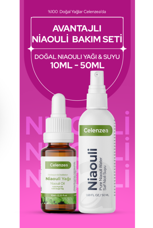 2’li Nioli Seti İntim Bakım ve Cilt Bakımı Nioli Yağı ve Nioli Suyu %100 Doğal Bakım - 1